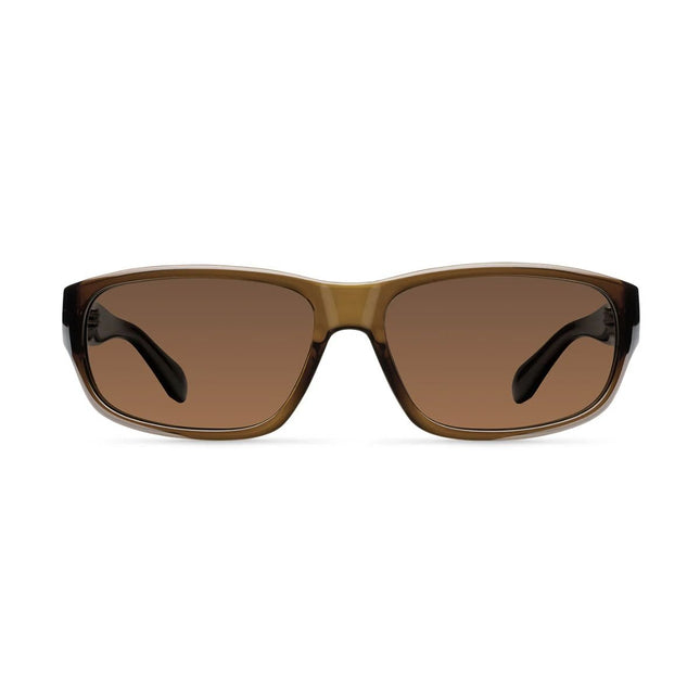 MELLER TAYE Unisex Περιμετρικά Γυαλιά Ηλίου με Πορτοκαλί Σκελετό και Καφέ Polarized Φακούς UV400 TAY-MUSTARDKAKAO Mustard Kakao