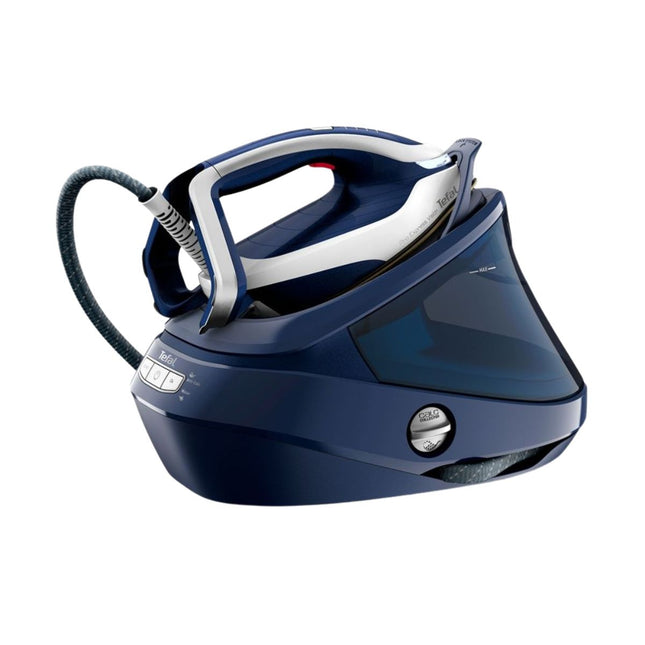 TEFAL Pro Express Vision Σιδεροσύστημα Υψηλής Πίεσης 8.1 bar 3000W με Αποσπώμενο Δοχείο Νερού 1.2L & Smart LED Vision GV9812 Μπλε/ Άσπρο