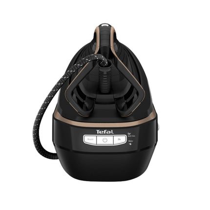 TEFAL Pro Express Vision Σιδεροσύστημα Υψηλής Πίεσης 9 bar 3000W με Αποσπώμενο Δοχείο Νερού 1.2L & Smart LED Vision GV9820 Μαύρο/ Χρυσό