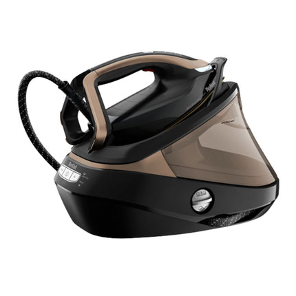 TEFAL Pro Express Vision Σιδεροσύστημα Υψηλής Πίεσης 9 bar 3000W με Αποσπώμενο Δοχείο Νερού 1.2L & Smart LED Vision GV9820 Μαύρο/ Χρυσό