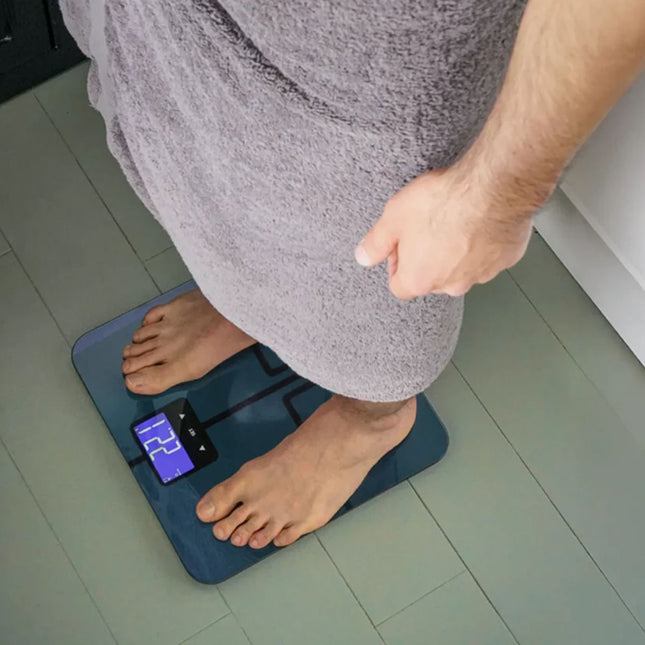 TERRAILLON Master Coach Ultra Ηλεκτρονική Ζυγαριά Μπάνιου Wi-Fi, Ανάλυση Σύστασης Σώματος, Καρδιακός Ρυθμός & LCD Οθόνη, Ζύγιση έως 180kg