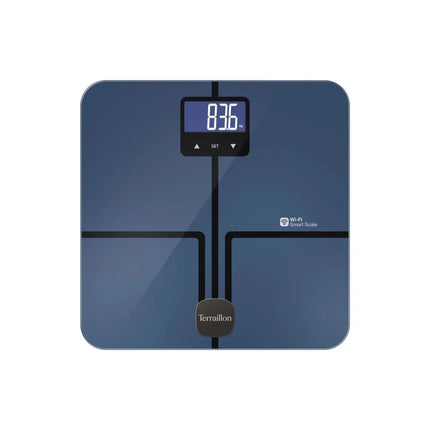 TERRAILLON Master Coach Ultra Ηλεκτρονική Ζυγαριά Μπάνιου Wi-Fi, Ανάλυση Σύστασης Σώματος, Καρδιακός Ρυθμός & LCD Οθόνη, Ζύγιση έως 180kg