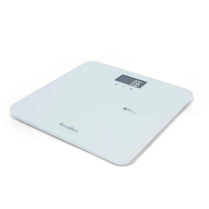 Terraillon Master Form Ultra WiFi Ζυγαριά Μπάνιου με Παρακολούθηση BMI και Σύστασης Σώματος μέσω MyHealth έως 180 kg 15053 Λευκό