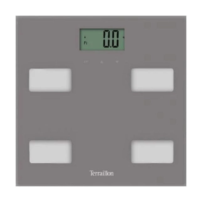 Terraillon Ηλεκτρονική Ζυγαριά Μπάνιου με Ανάλυση Σύστασης Σώματος, Υποστήριξη 8 Χρηστών & έως 160 kg 15242 Γκρι