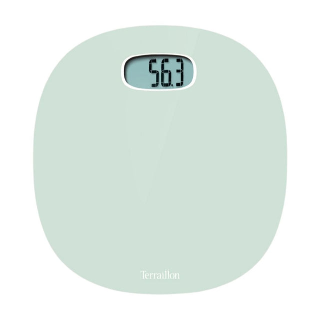 Terraillon Ηλεκτρονική Ζυγαριά Μπάνιου Οβάλ Design με Μεγάλη Οθόνη και Ζύγιση έως 160 kg 14574 Παστέλ Πράσινο