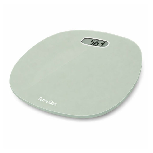Terraillon Ηλεκτρονική Ζυγαριά Μπάνιου Οβάλ Design με Μεγάλη Οθόνη και Ζύγιση έως 160 kg 14574 Παστέλ Πράσινο