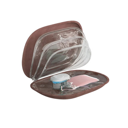 Terraillon Velvet Ηλεκτρική Θερμοφόρα Βελούδινη με Αυτονομία έως 6 Ώρες, Αυτόματη Απενεργοποίηση, PVC 6 Στρώσεων και Θερμικό Βελούδο 15469 Prune