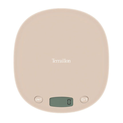 Terraillon Macaron One Caramel Ηλεκτρονική Ζυγαριά Κουζίνας με Οθόνη LCD, Αυτόματη Απενεργοποίηση & Ματ Επιφάνεια έως 3 kg 15282 Μπεζ