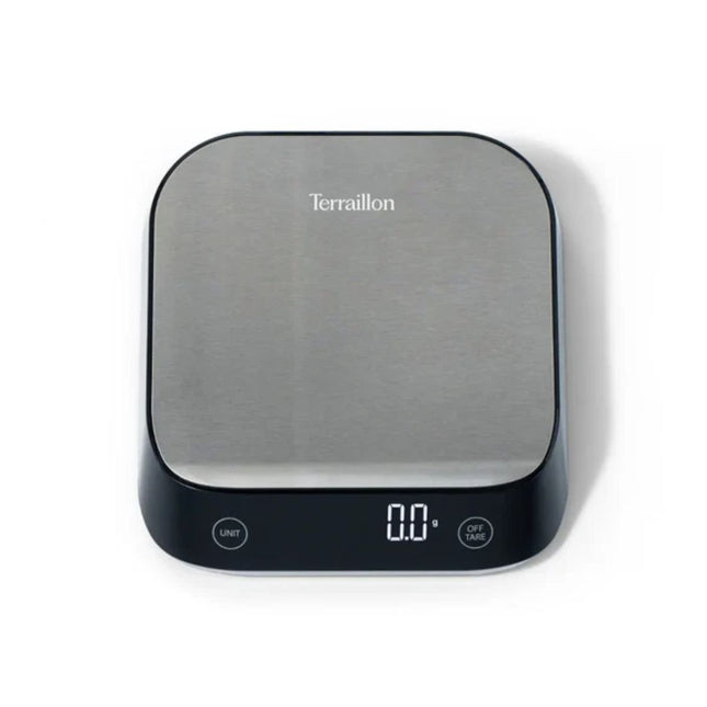 Terraillon Epsilon Ζυγαριά Κουζίνας Υψηλής Ακρίβειας 0.1g Precision Scale με Δυναμική Διαβάθμιση έως 5 kg 15245 Inox
