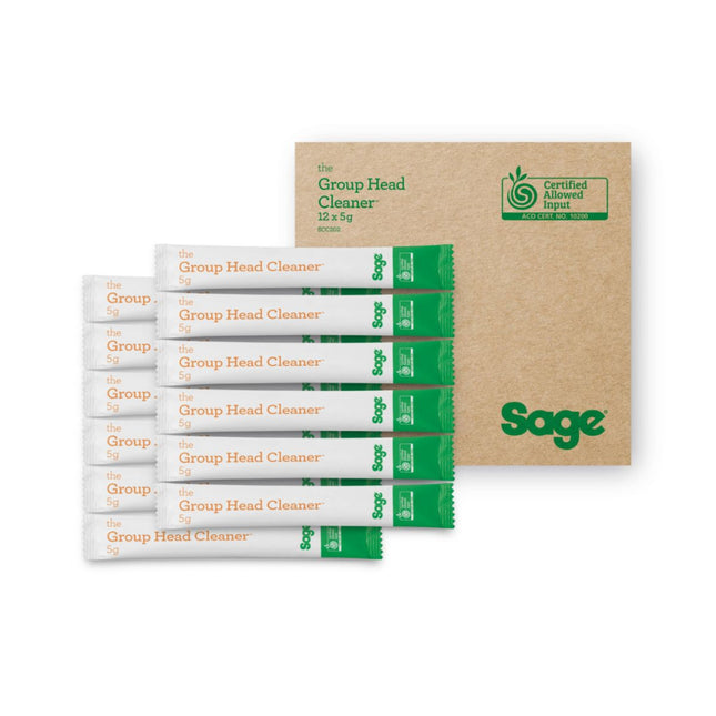SAGE Καθαριστικό Group Head για Μηχανές Espresso 12 Φακελάκια Powder με Απομάκρυνση Υπολειμμάτων Καφέ SCC202NEU0ZEU1