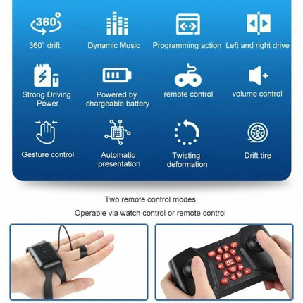 Τηλεκατευθυνόμενο Αυτοκίνητο Αναρρίχησης με Έλεγχο Κίνησης Χειρός – Gesture Sensing Climbing Car