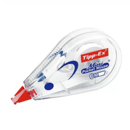 BIC TIPP-EX Mini Pocket Διορθωτική Ταινία Mouse Correction Tape 5mm x 6m TX-MPM Λευκή