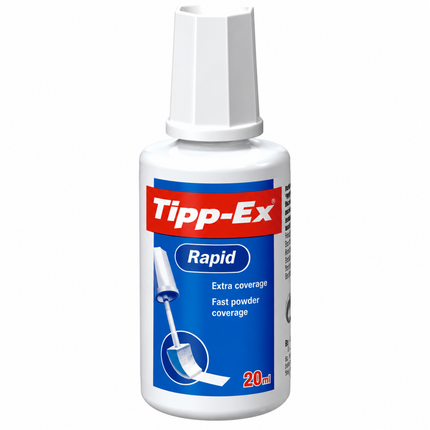 TIPP-EX Rapid Διορθωτικό Υγρό με Σφουγγαράκι Εφαρμογής 20ml TX-RAPID Λευκό