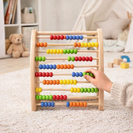 Tooky Toy Ξύλινο Εκπαιδευτικό Αριθμητήριο 24x20x5.5cm 3+ Ετών