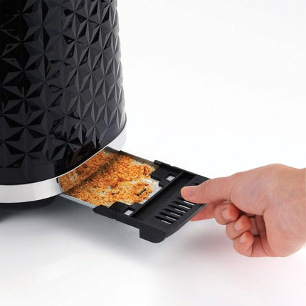 Morphy Richards Vector Φρυγανιέρα 800W 2 Θέσεων με Λειτουργία Απόψυξης και Ρύθμιση Φρυγανίσματος 228311 Μαύρο