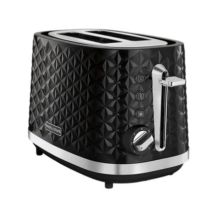 Morphy Richards Vector Φρυγανιέρα 800W 2 Θέσεων με Λειτουργία Απόψυξης και Ρύθμιση Φρυγανίσματος 228311 Μαύρο