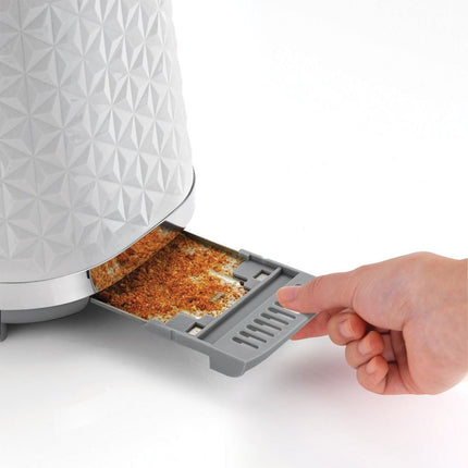 Morphy Richards Vector Φρυγανιέρα 800W 2 Θέσεων με Λειτουργία Απόψυξης και Ρύθμιση Φρυγανίσματος 228314 Λευκό