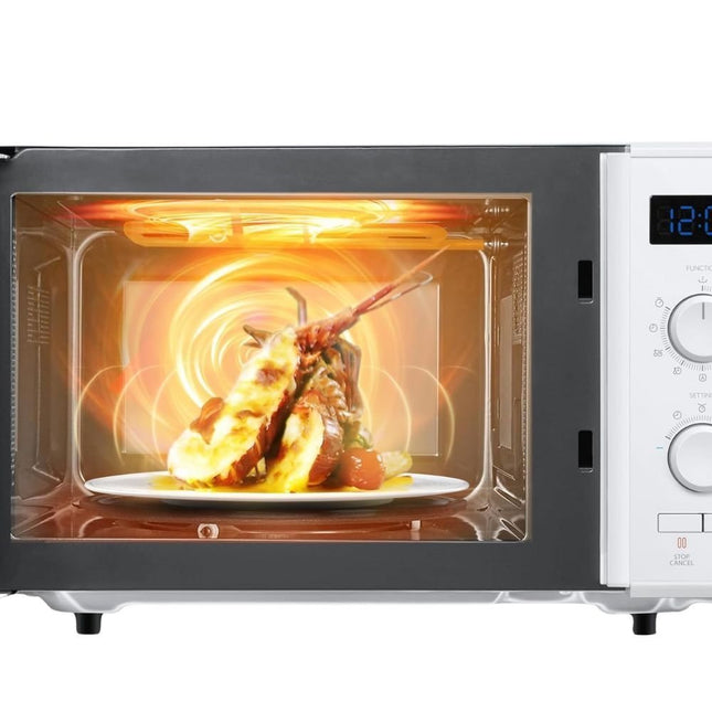 Toshiba Φούρνος Μικροκυμάτων 23L με Grill & 8 Προγράμματα Λευκό