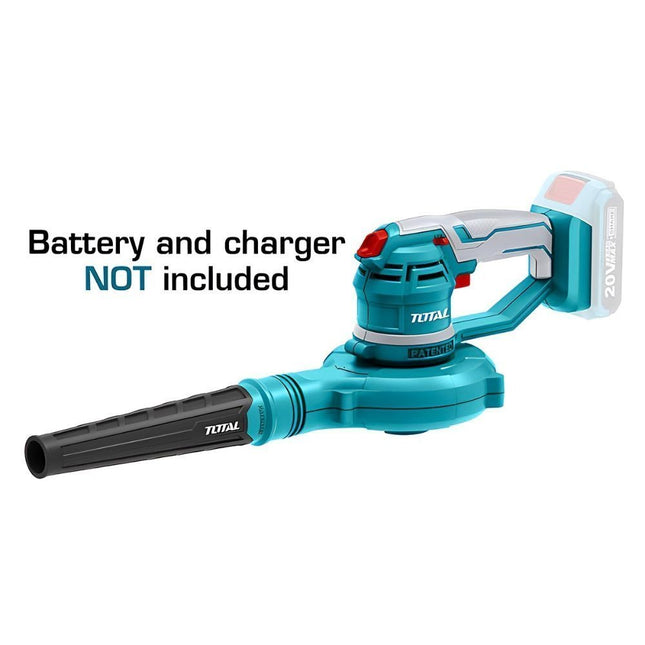 TOTAL Φυσητήρας Αναρροφητήρας Μπαταρίας 20V για Εργασίες Καθαρισμού Χωρίς Καλώδια SOLO TABLI2001