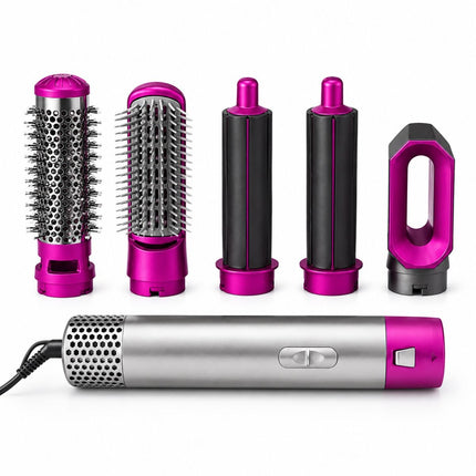Hot Air Styler 5 σε 1 Σετ Περιποίησης & Styling Μαλλιών 1000W με Anti-Static Effect