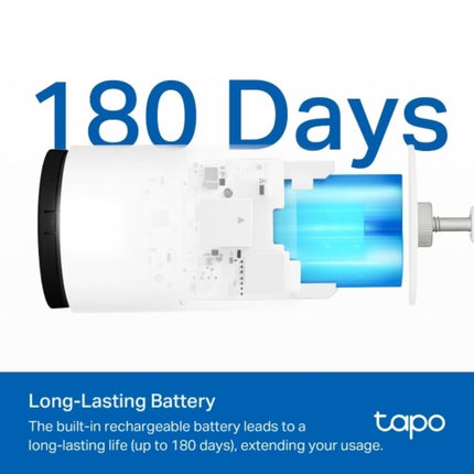 TAPO C410 TP-LINK  Ασύρματη Κάμερα Ασφαλείας 2K QHD με Διπλής Κατεύθυνσης Ήχο, Αδιάβροχη & Μακράς Διάρκειας Μπαταρία έως 180 ημέρες