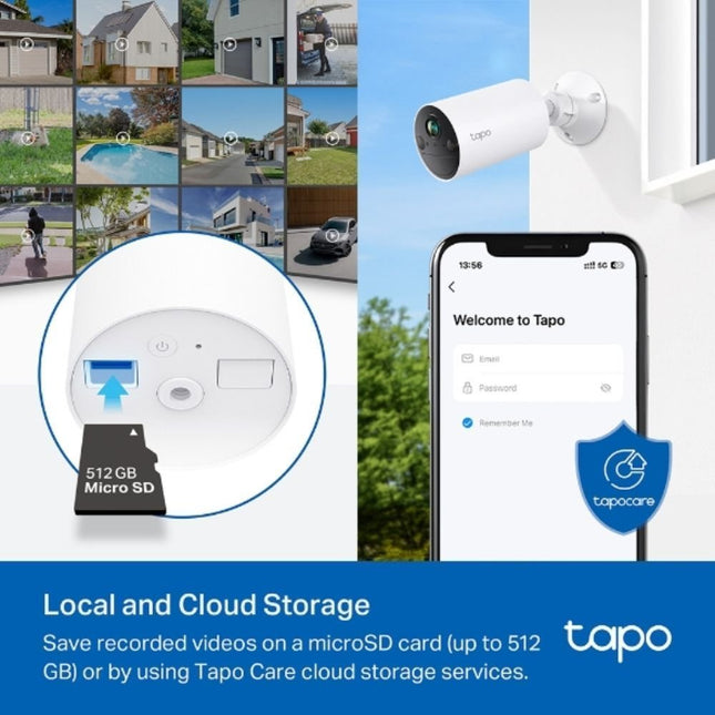 TAPO C410 TP-LINK  Ασύρματη Κάμερα Ασφαλείας 2K QHD με Διπλής Κατεύθυνσης Ήχο, Αδιάβροχη & Μακράς Διάρκειας Μπαταρία έως 180 ημέρες