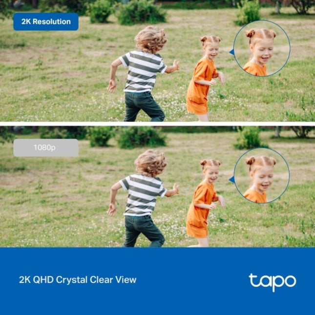 TAPO C320WS TP-Link Εξωτερική Wi-Fi Κάμερα Ασφαλείας 2K QHD, Νυχτερινή Όραση με Χρώμα, Ανίχνευση Ανθρώπων & Οχημάτων, Αδιάβροχη IP66 με Ethernet & Wi-Fi Σύνδεση