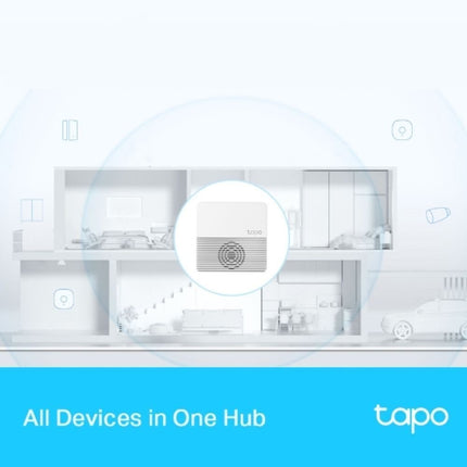 TAPO H200 TP-LINK Smart Hub Έξυπνος Κεντρικός Κόμβος με Συναγερμό & Chime, Υποστήριξη έως 64 Συσκευές, Ασύρματο Πρωτόκολλο Χαμηλής Κατανάλωσης