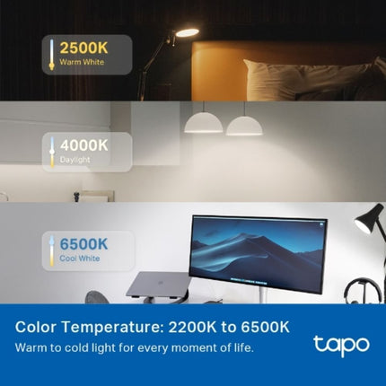 TAPO L535E  TP-Link Έξυπνη Λάμπα WiFi Multicolor LED, 1055 Lumens, Matter-Certified, Έλεγχος μέσω Φωνής & Εφαρμογής, Χωρίς Hub