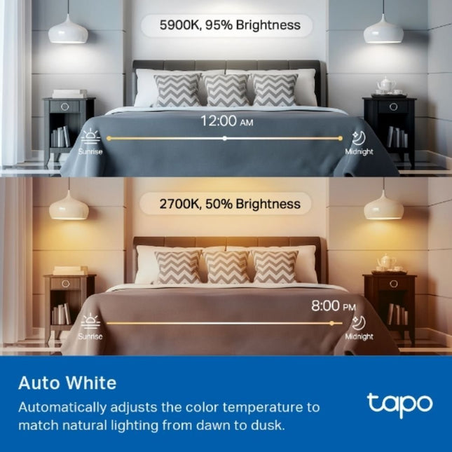 TAPO L535E  TP-Link Έξυπνη Λάμπα WiFi Multicolor LED, 1055 Lumens, Matter-Certified, Έλεγχος μέσω Φωνής & Εφαρμογής, Χωρίς Hub