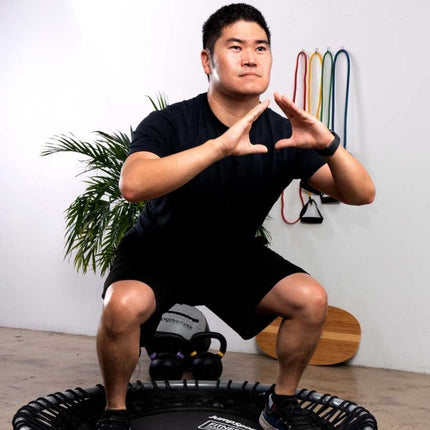 Σταθερό Μίνι Fitness Τραμπολίνο 102cm Εσωτερικής & Εξωτερικής Άσκησης