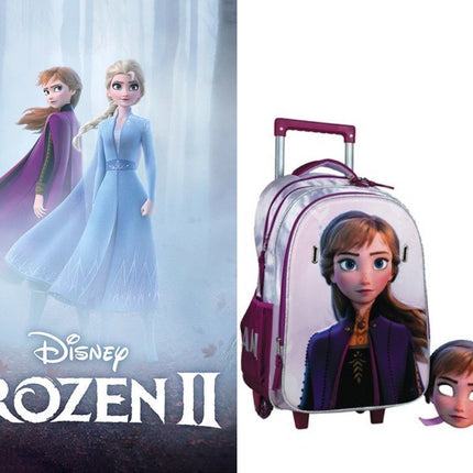 Τσάντα δημοτικού τρόλλεϋ Frozen 2 Anna και αποσπώμενη μάσκα