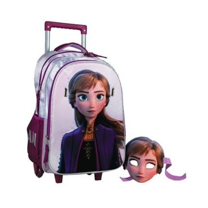 Τσάντα δημοτικού τρόλλεϋ Frozen 2 Anna και αποσπώμενη μάσκα