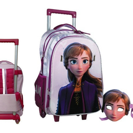 Τσάντα δημοτικού τρόλλεϋ Frozen 2 Anna και αποσπώμενη μάσκα