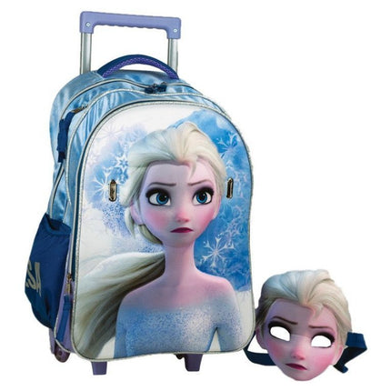 Τσάντα Δημοτικού τρόλλεϋ Frozen 2 Elsa και αποσπώμενη μάσκα