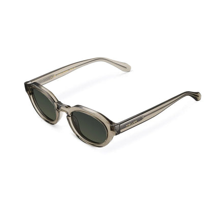 MELLER TUMA Unisex Γεωμετρικά Γυαλιά Ηλίου με Πράσινο Σκελετό και Πράσινους Πολωτικούς Φακούς UV400 TU-GREIGEOLI Greige Olive