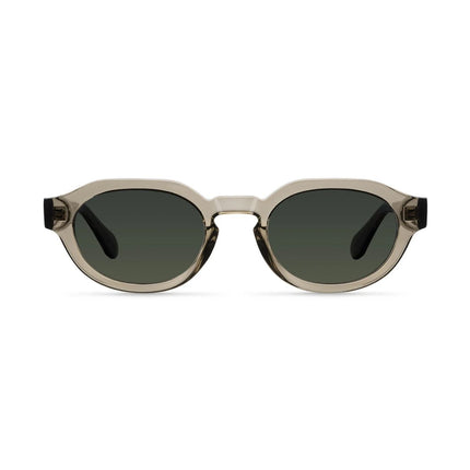 MELLER TUMA Unisex Γεωμετρικά Γυαλιά Ηλίου με Πράσινο Σκελετό και Πράσινους Πολωτικούς Φακούς UV400 TU-GREIGEOLI Greige Olive