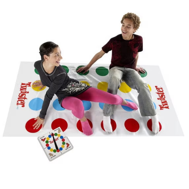 TWISTER Κλασικό Επιτραπέζιο Παιχνίδι Ισορροπίας & Ευλυγισίας για 2+ Παίκτες  Πολύχρωμο, 6+ Ετών