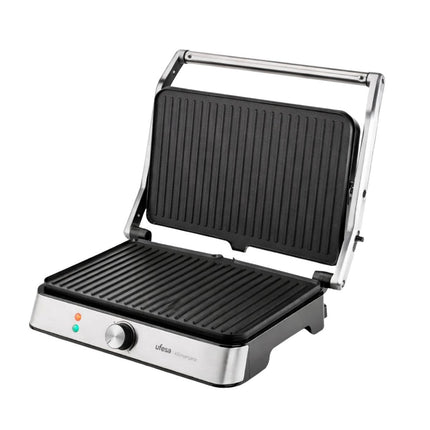 UFESA Kilimanjaro Grill & Σαντουιτσιέρα 2200W με Ρυθμιζόμενο Θερμοστάτη, Πλάκες Non-Stick & Άνοιγμα 180°
