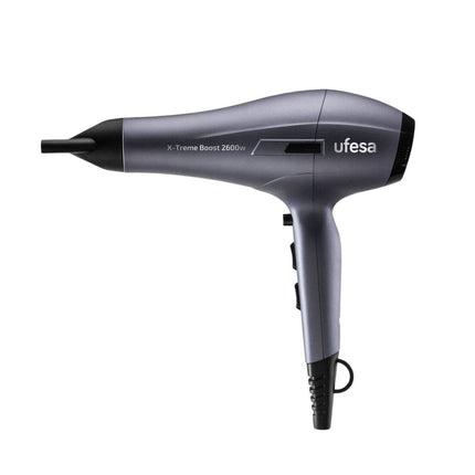 Ufesa X-Treme Boost Πιστολάκι Μαλλιών 2600W με Ιονική Τεχνολογία και Diffuser Γκρι