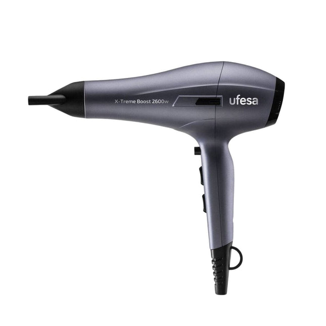 Ufesa X-Treme Boost Πιστολάκι Μαλλιών 2600W με Ιονική Τεχνολογία και Diffuser Γκρι