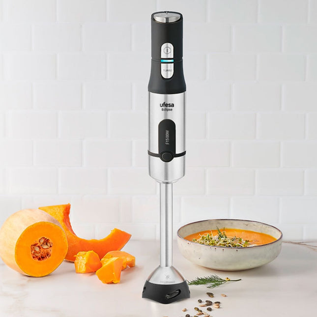 UFESA Eclipse Ραβδομπλέντερ 1500W με Μεταβλητή Ταχύτητα, Turbo & 4 Λεπίδες Υψηλής Απόδοσης Inox