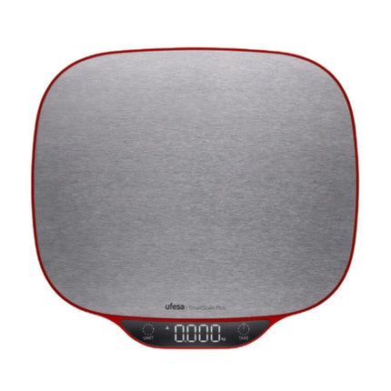 UFESA SmartScale Plus Ζυγαριά Κουζίνας με LCD Οθόνη, Ανοξείδωτη Επιφάνεια, έως 15kg & Ακρίβεια 1g