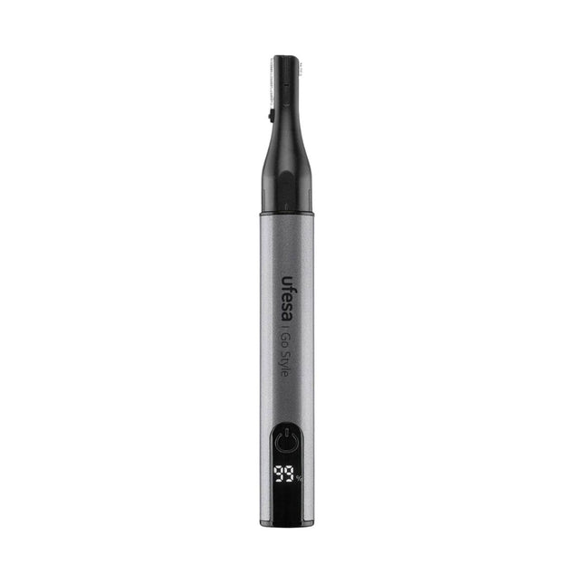 UFESA Go Style Ξυριστική Μηχανή Μύτης Ασύρματη με LCD Οθόνη & έως 45 Λεπτά Αυτονομία Μαύρο