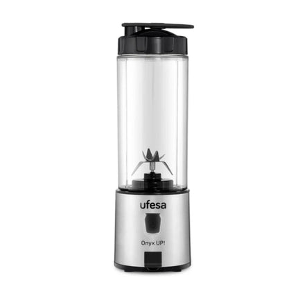 UFESA Onyx Up Sport Μπλέντερ Φορητό 400ml με 6 Λεπίδες & USB Φόρτιση έως 16.500 rpm