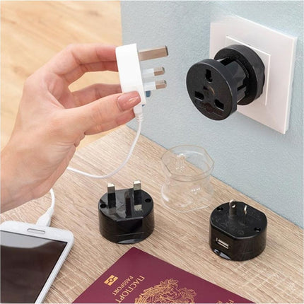 Ταξιδιωτικός Φορτιστής Τηλεφώνου Universal Power Adaptor με θύρα USB 5V 2.4 A, InnovaGoods V0103122 – InnovaGoods