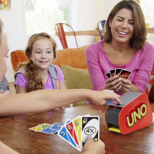 UNO Extreme Εκρηκτικό Επιτραπέζιο Παιχνίδι Καρτών με Εκτοξευτή, Φώτα & Ήχους 3+ Ετών