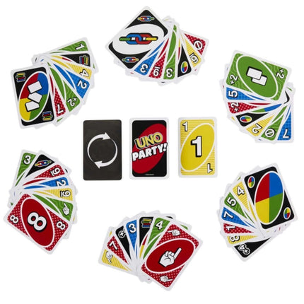 UNO Party Card Game! Το Απόλυτο Παιχνίδι Καρτών για Μεγάλες Παρέες με Τρελούς Κανόνες 7+ Ετών