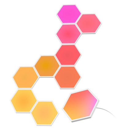GOVEE Φωτιστικά Πάνελ RGBIC με πίσω φωτισμό, 10 τμχ. – Glide Hexa B6061