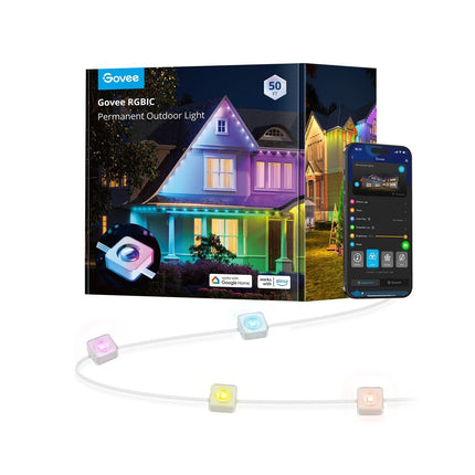GOVEE Μόνιμος Εξωτερικός Φωτισμός RGBIC 15 m, IP67 – Permanent Outdoor Lights H705B